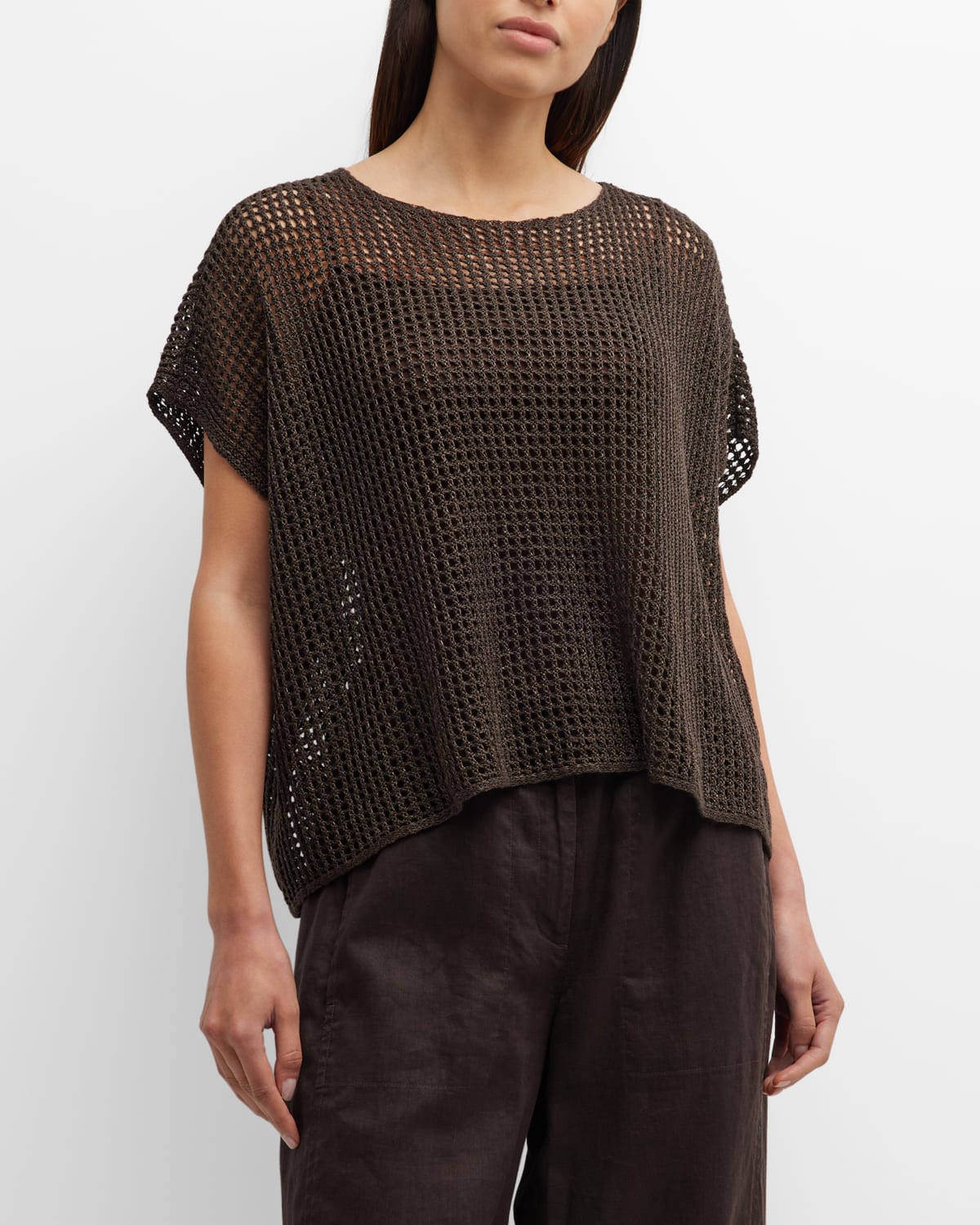 Eileen fisher bateau neck sweater outlet