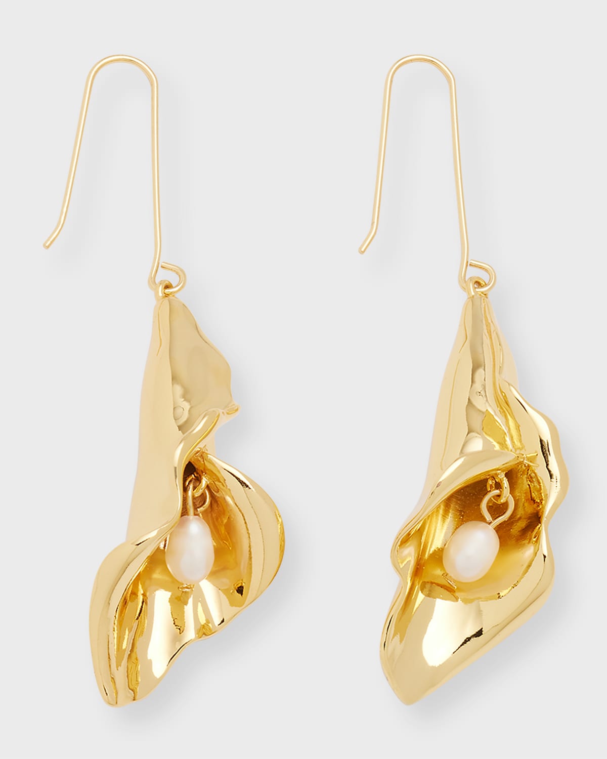 Mignonne Gavigan Women's Calla Lily 14k Gold-plated & Mother-of-pearl Drop Earrings
