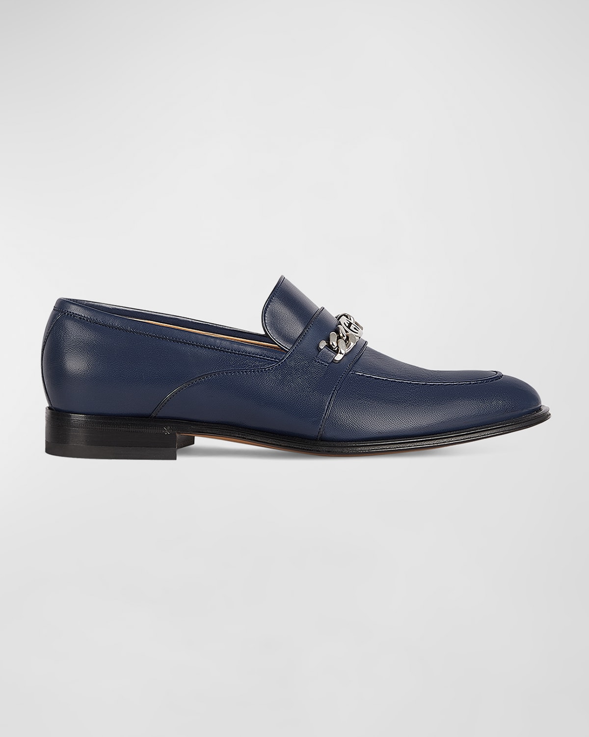 Gucci Interlocking G Loafers In Blue