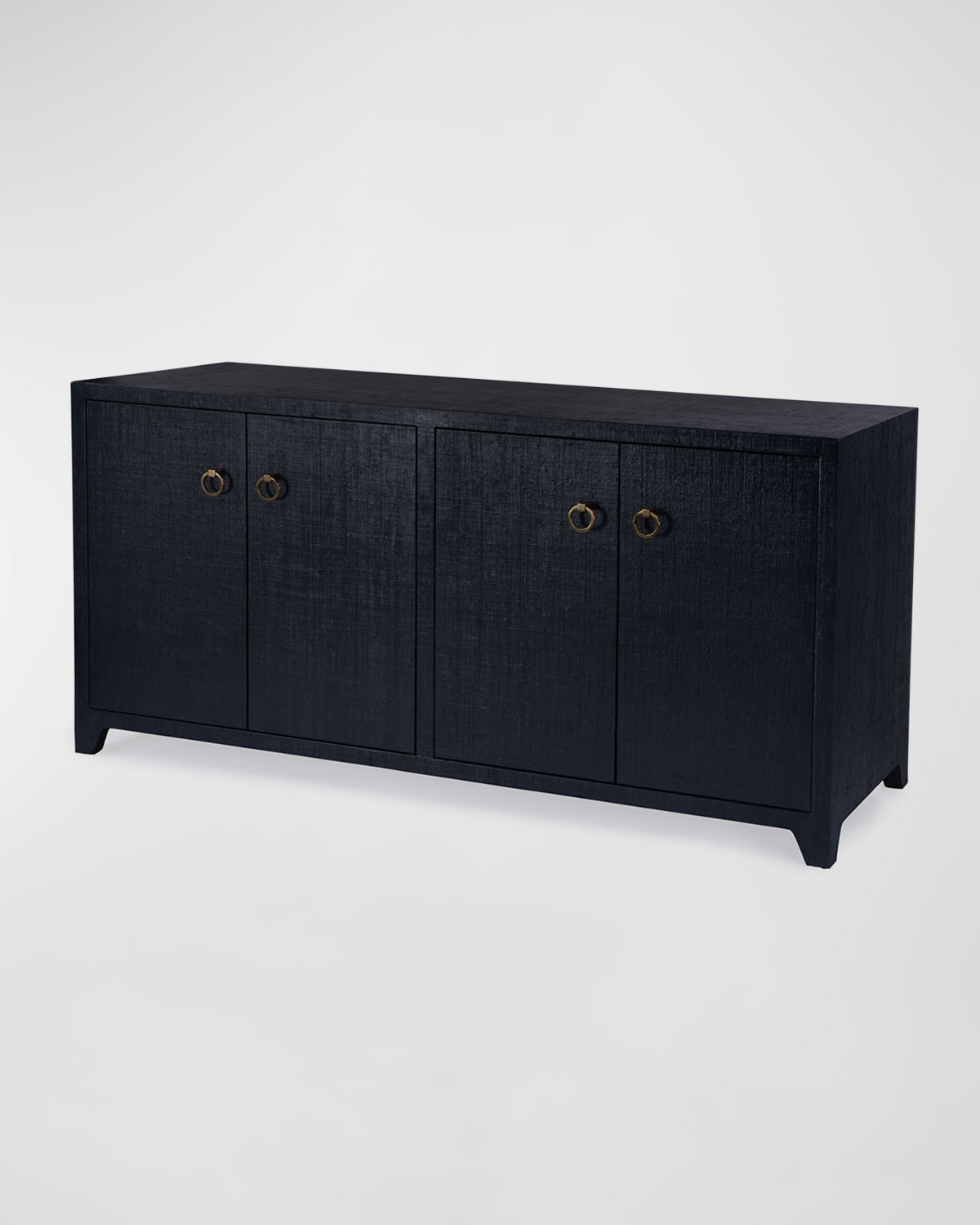 Butler Specialty Co Balboa Raffia Sideboard In Black