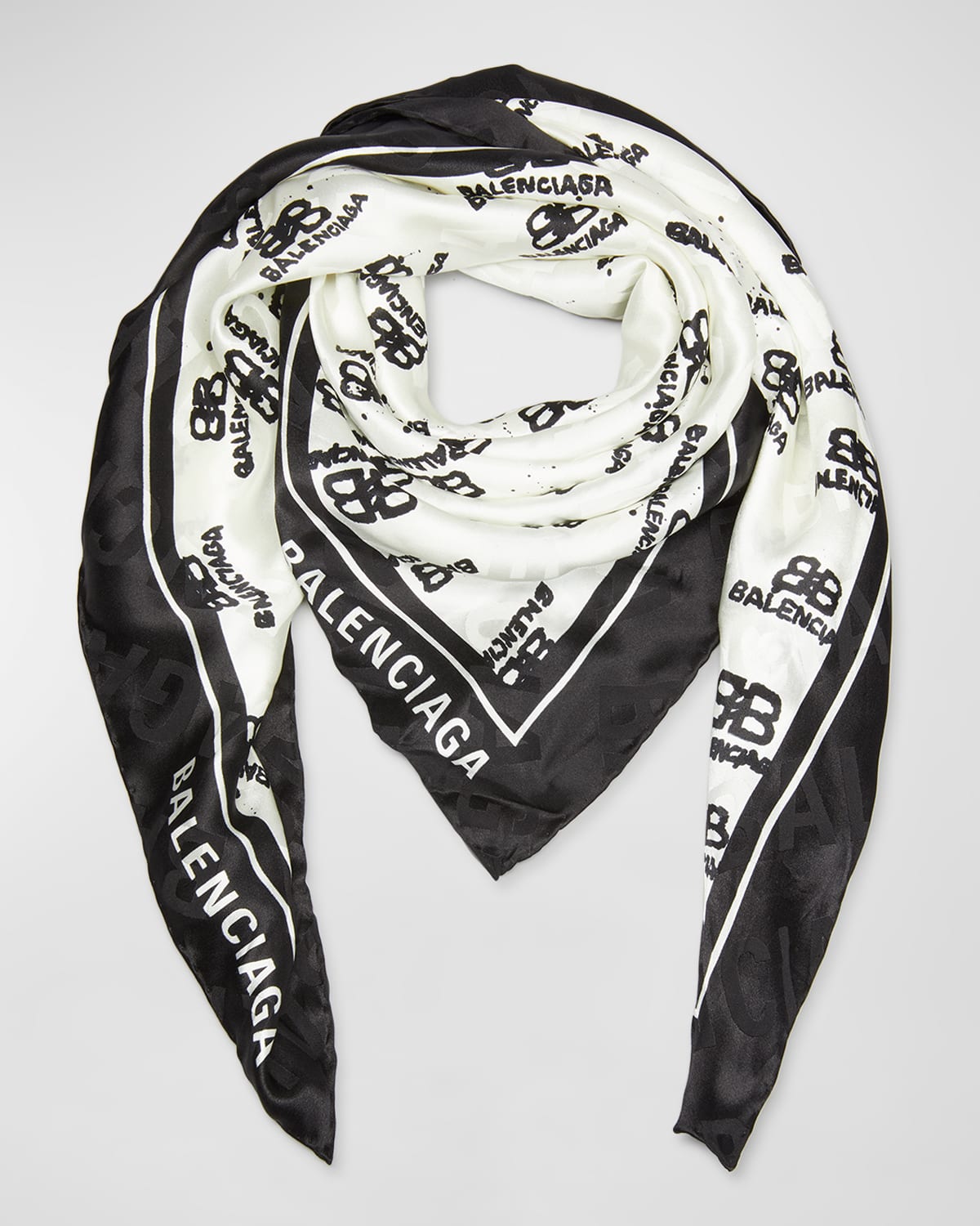 Balenciaga silk scarf new arrivals