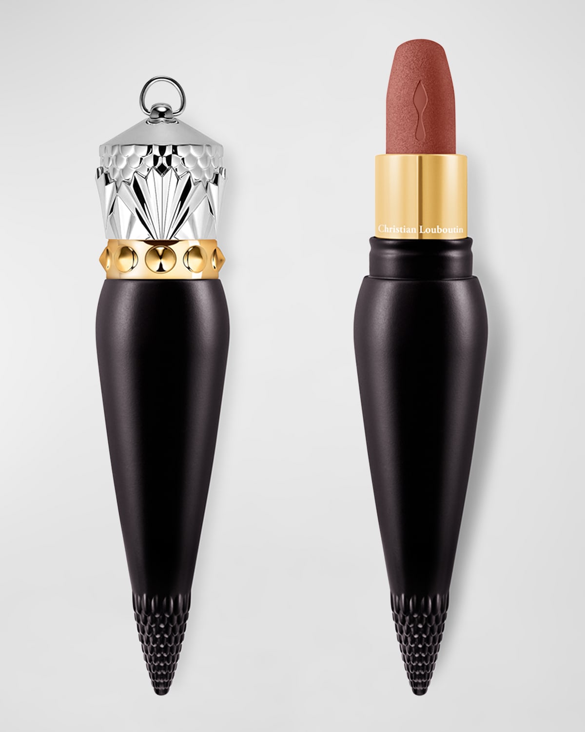 Shop Christian Louboutin Rouge Louboutin Velvet Matte Lipstick In Beige Very Gil