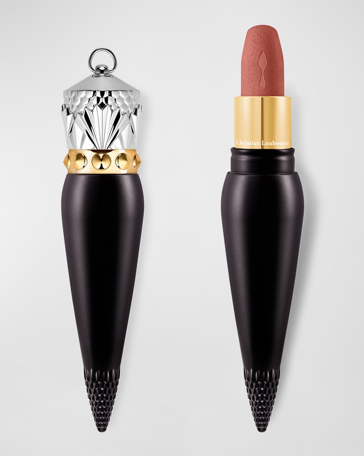 Shop Christian Louboutin Rouge Louboutin Velvet Matte Lipstick In Milky Light