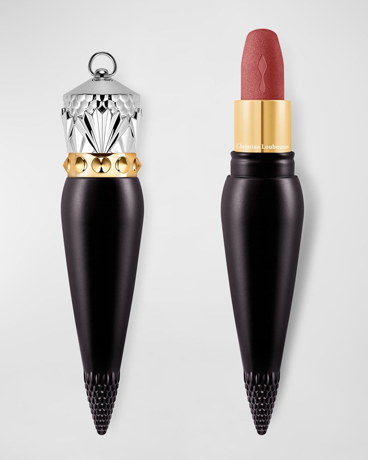 Shop Christian Louboutin Rouge Louboutin Velvet Matte Lipstick In Bare Rococotte