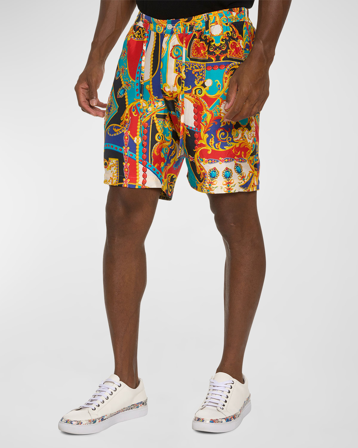 Men's More More More Printed Woven Shorts