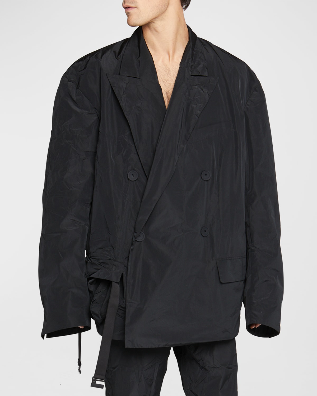 Men's Oversized Packable Taffeta Jacket