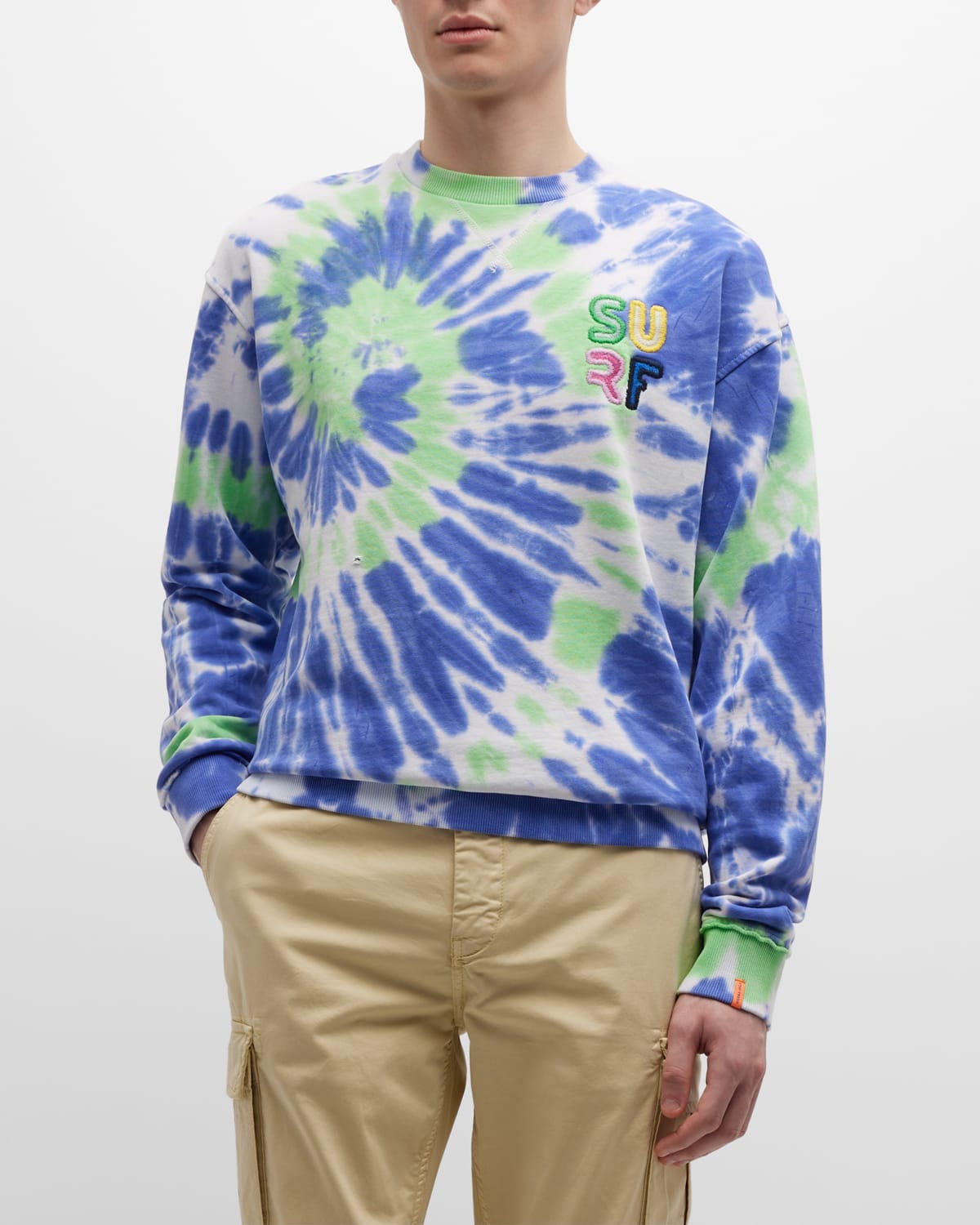 SCOTCH & SODA MEN'S TIE-DYE SURF SWEATSHIRT