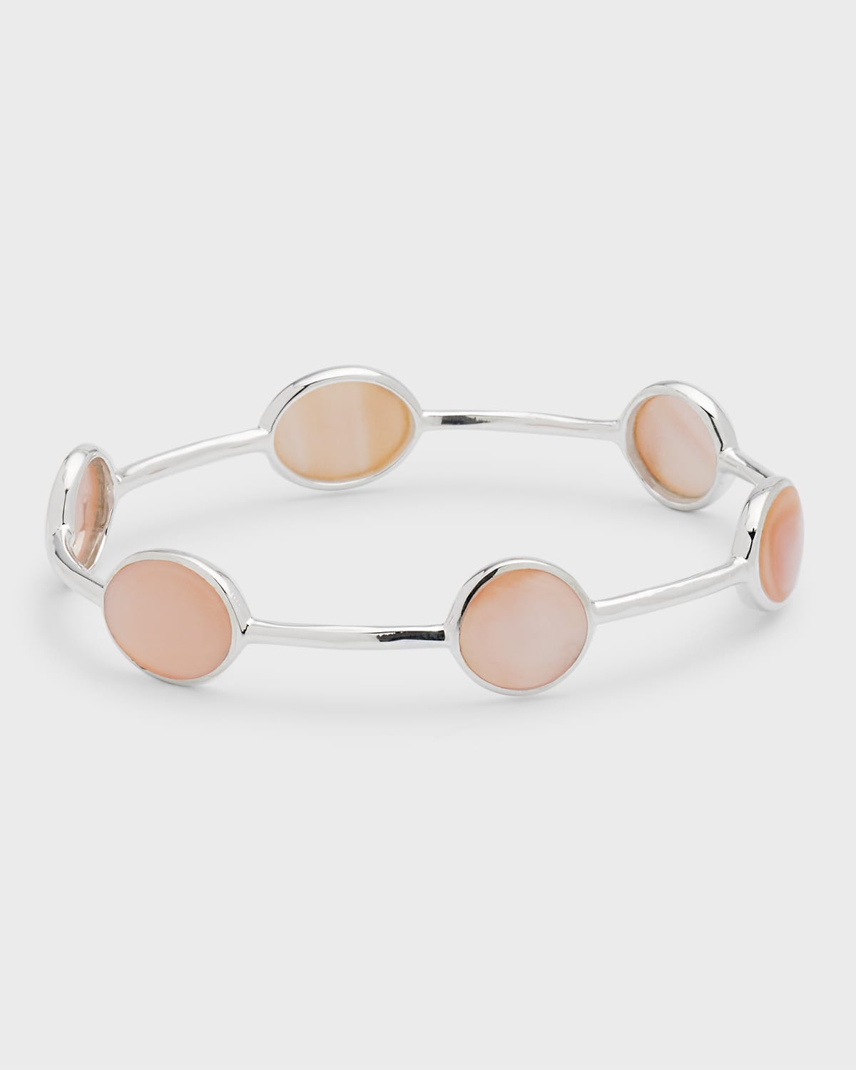 Ippolita Women's Polished Rock Candy Sterling Silver & Mother-of-pearl Bangle In Pink Mop