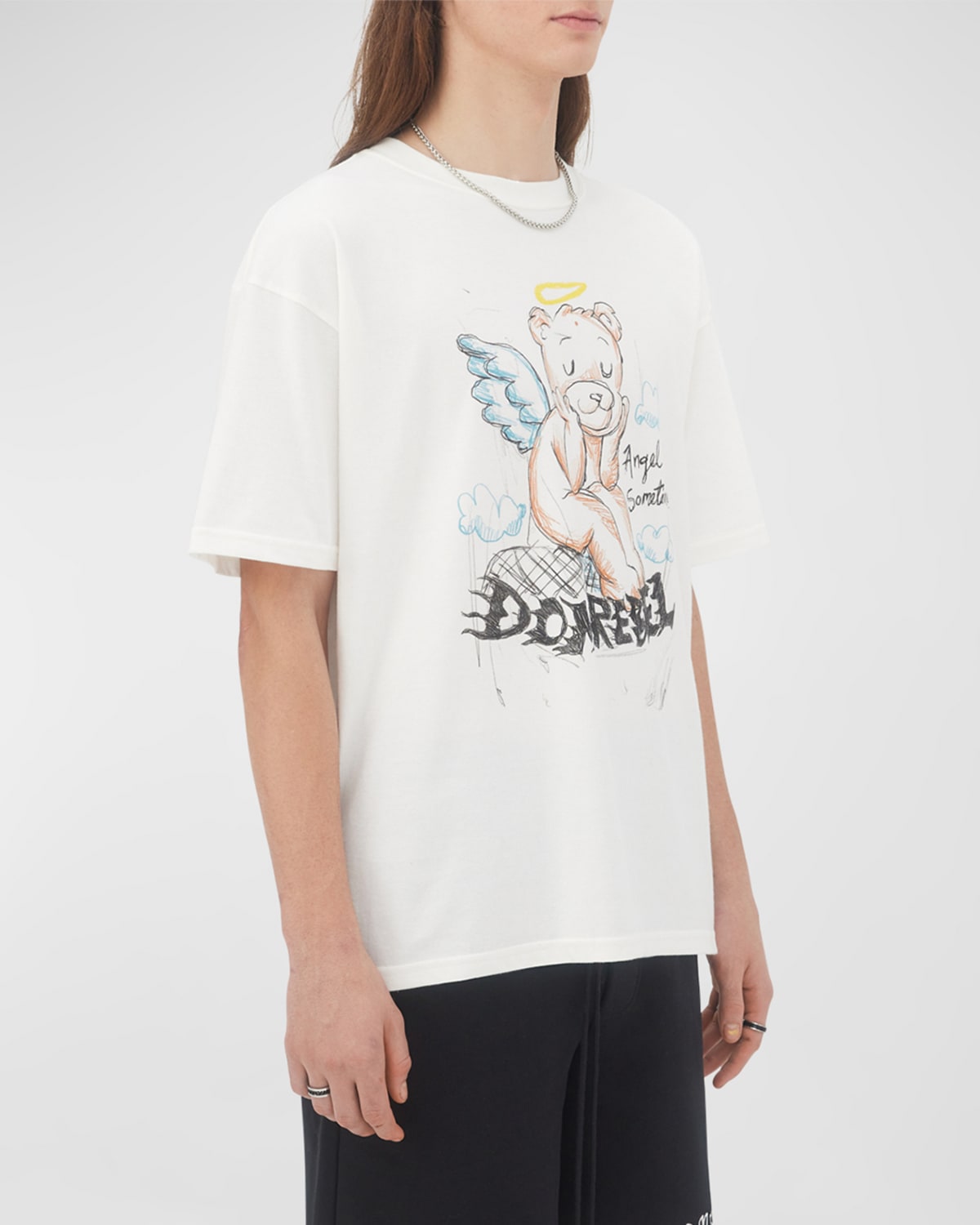 Men's Angel Bear Graphic T-Shirt