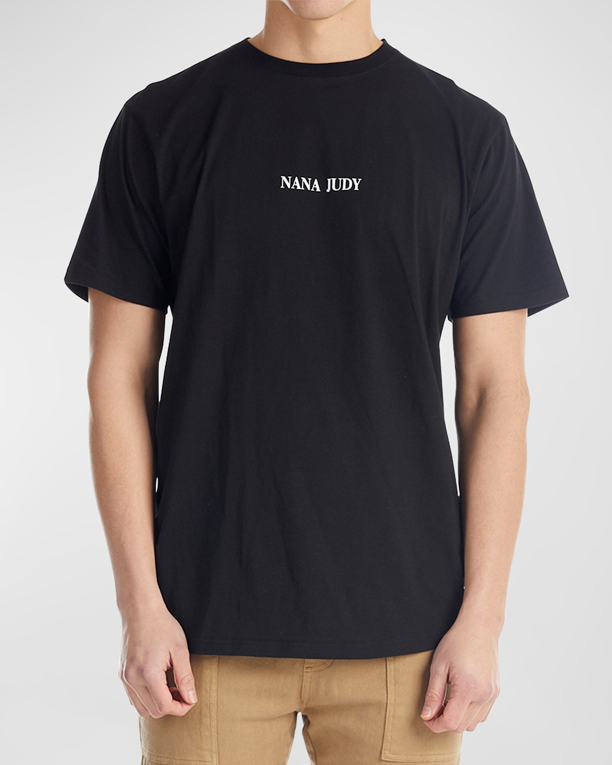 Nana Judy Men's Avenue Logo T-shirt In Black