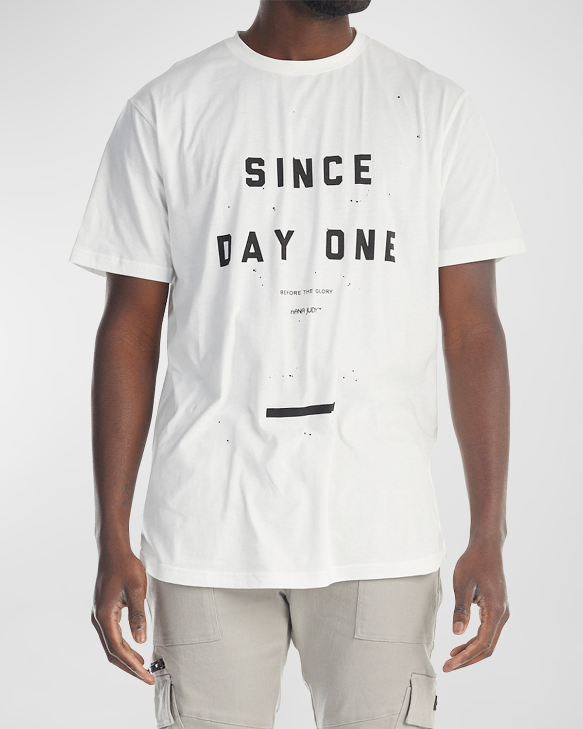 Shop Nana Judy Men's Since Day One Vintage T-shirt In Off White