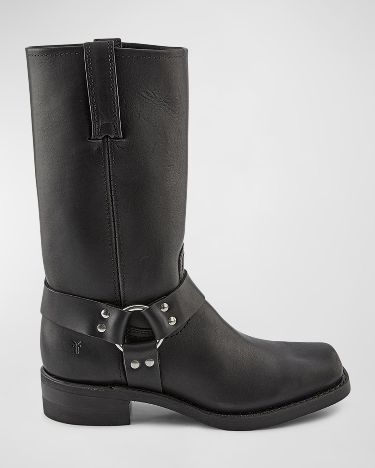 Frye Men's Leather Harness Boots In Black Black