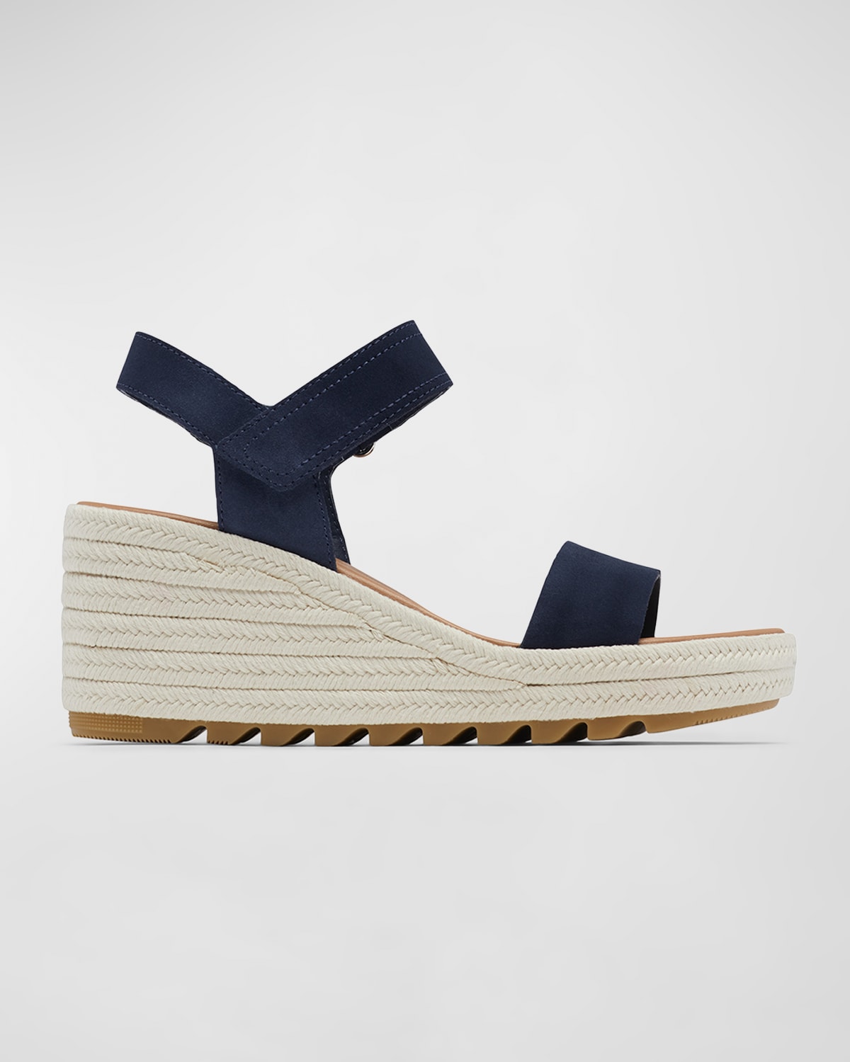 Sorel Cameron Wedge Espadrille Sandal In Nocturnal Gum 17