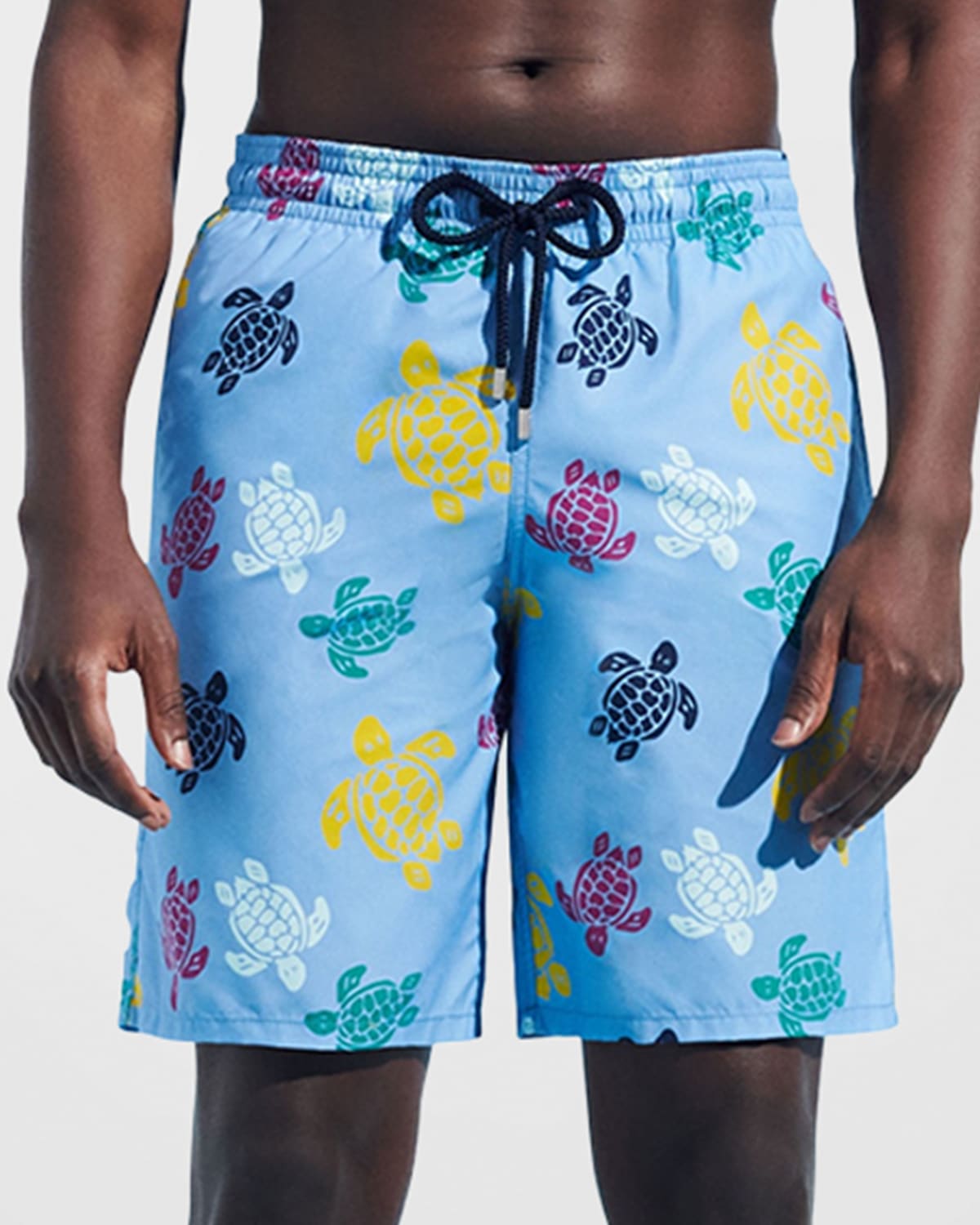 Shop Vilebrequin Men's Ronde Des Tortures Multicolor Patterned Swim Trunks
