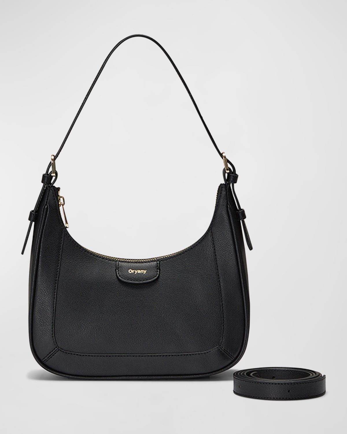 Bahia Zip Leather Shoulder Bag