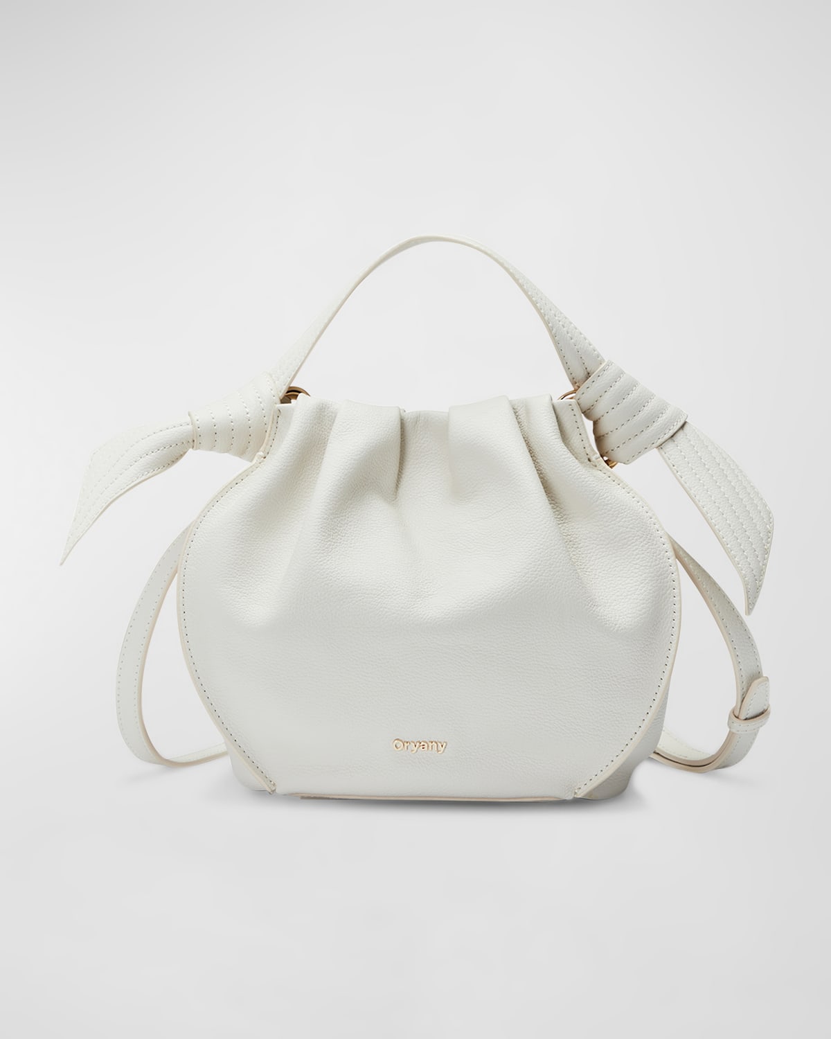 Selena Leather Bucket Bag