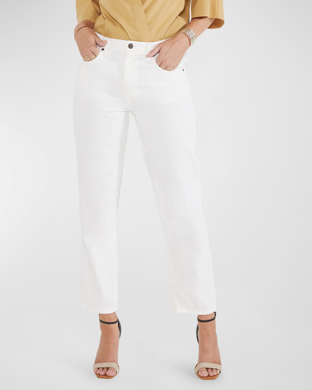 Rhea Mid-Rise Cropped Jeans