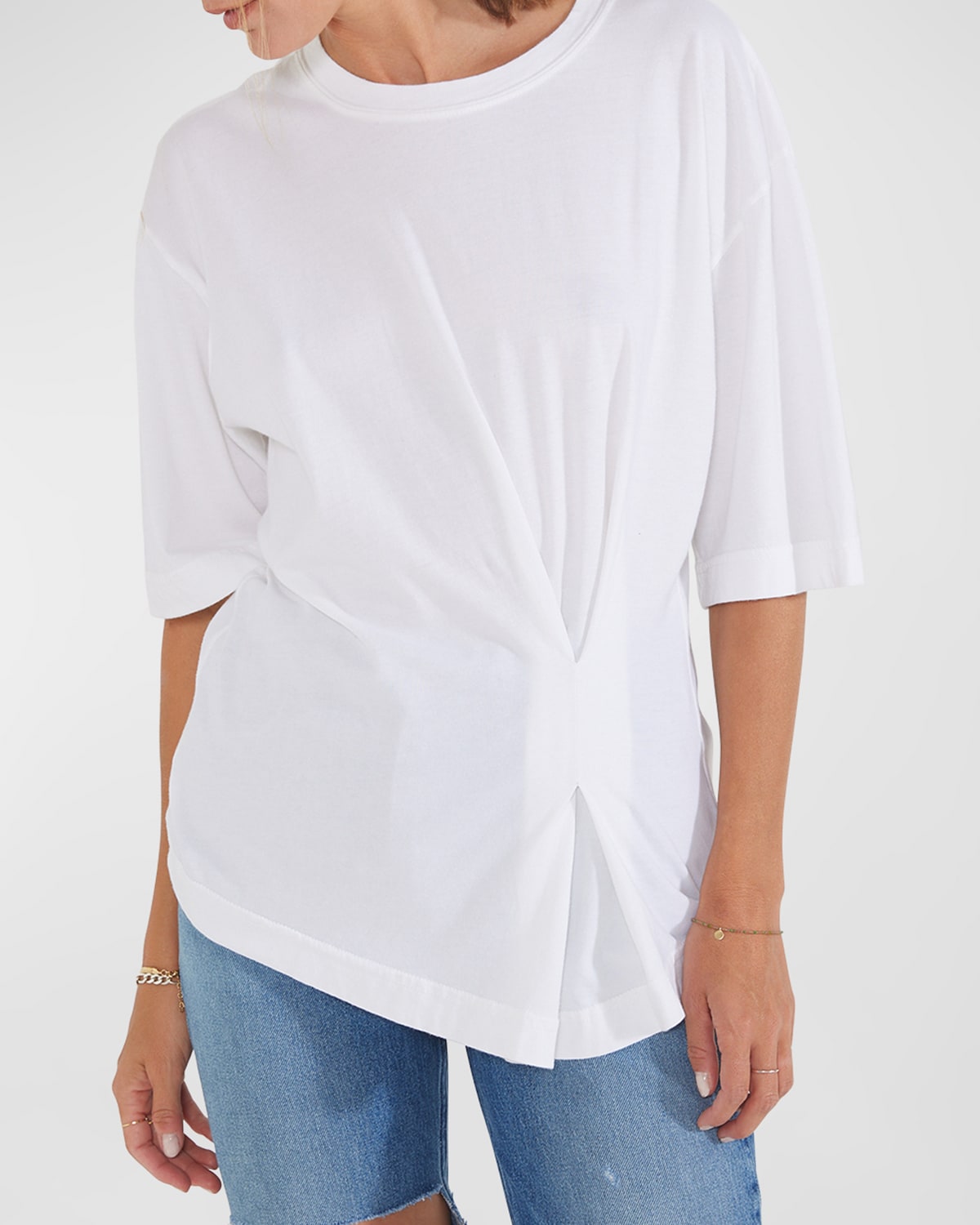Geneve Pleated T-Shirt