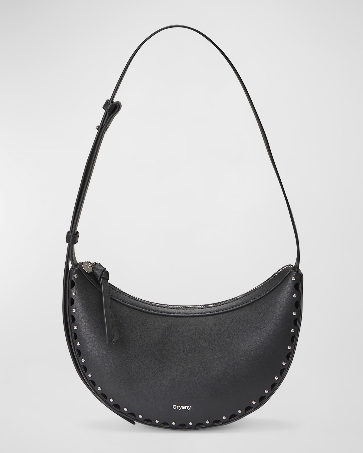Oryany Delica Studded Leather Crossbody Bag In Black