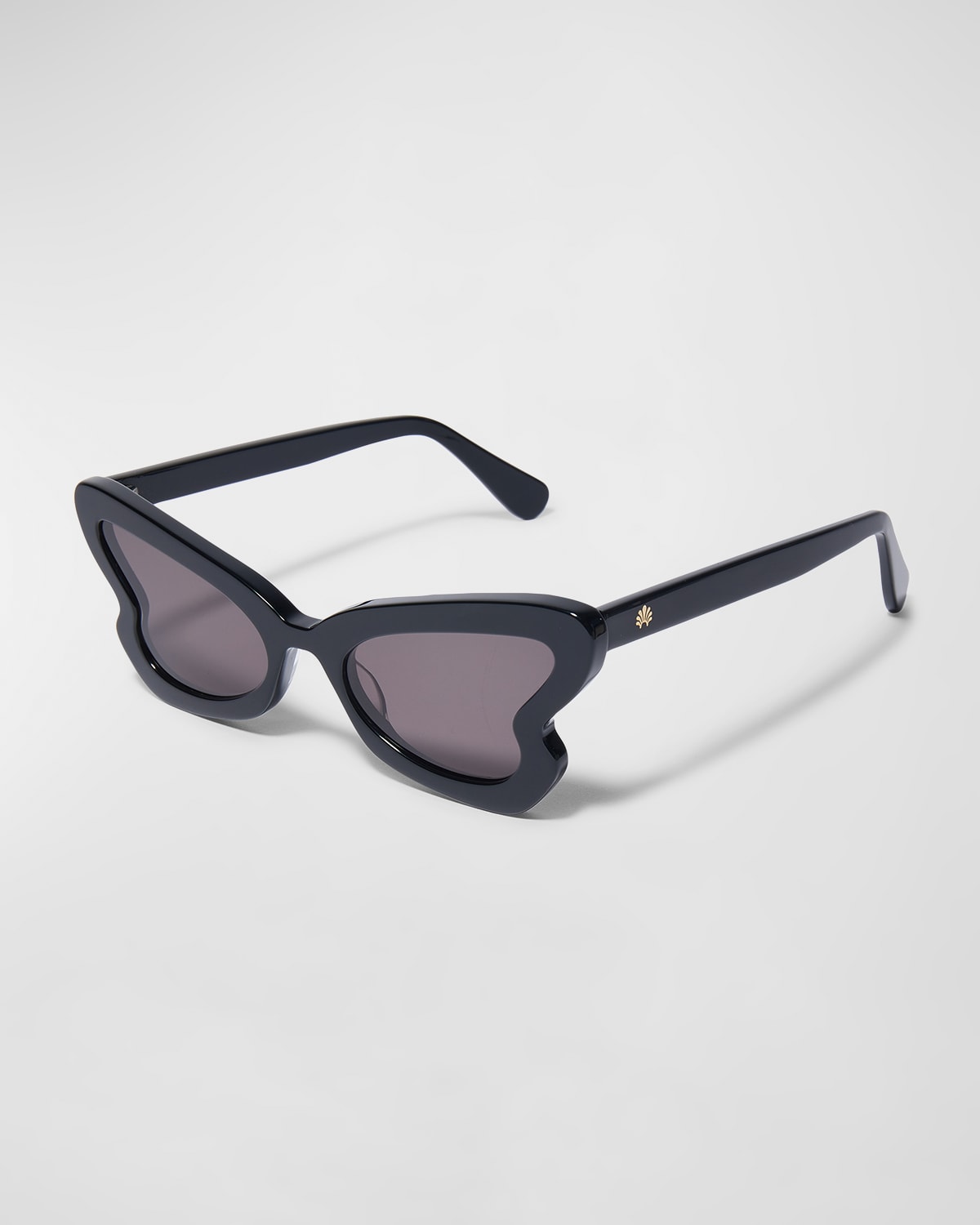 Lele Sadoughi Lara Wide Cat-Eye Sunglasses