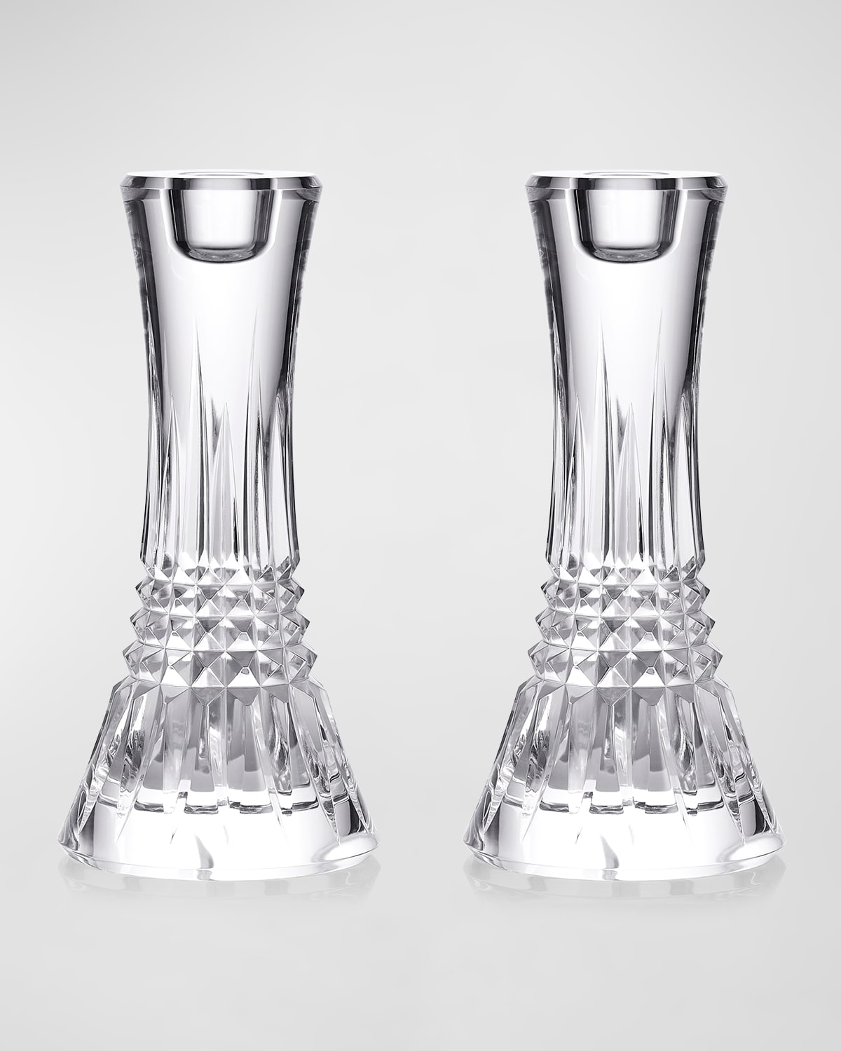 Waterford Crystal Lismore Diamond Candlesticks, Set Of 2