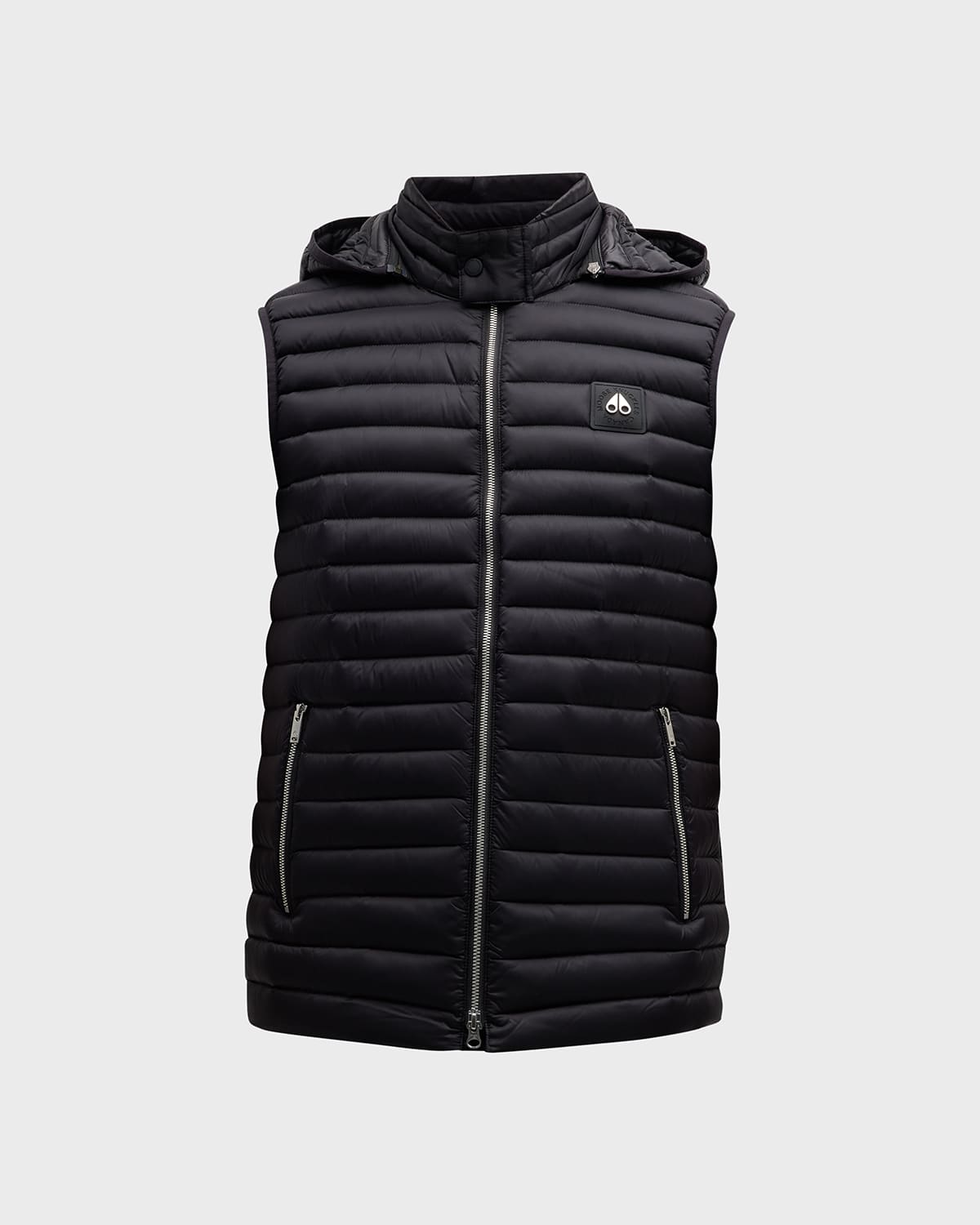 Shop Moose Knuckles Men's Air Down Vest In Black