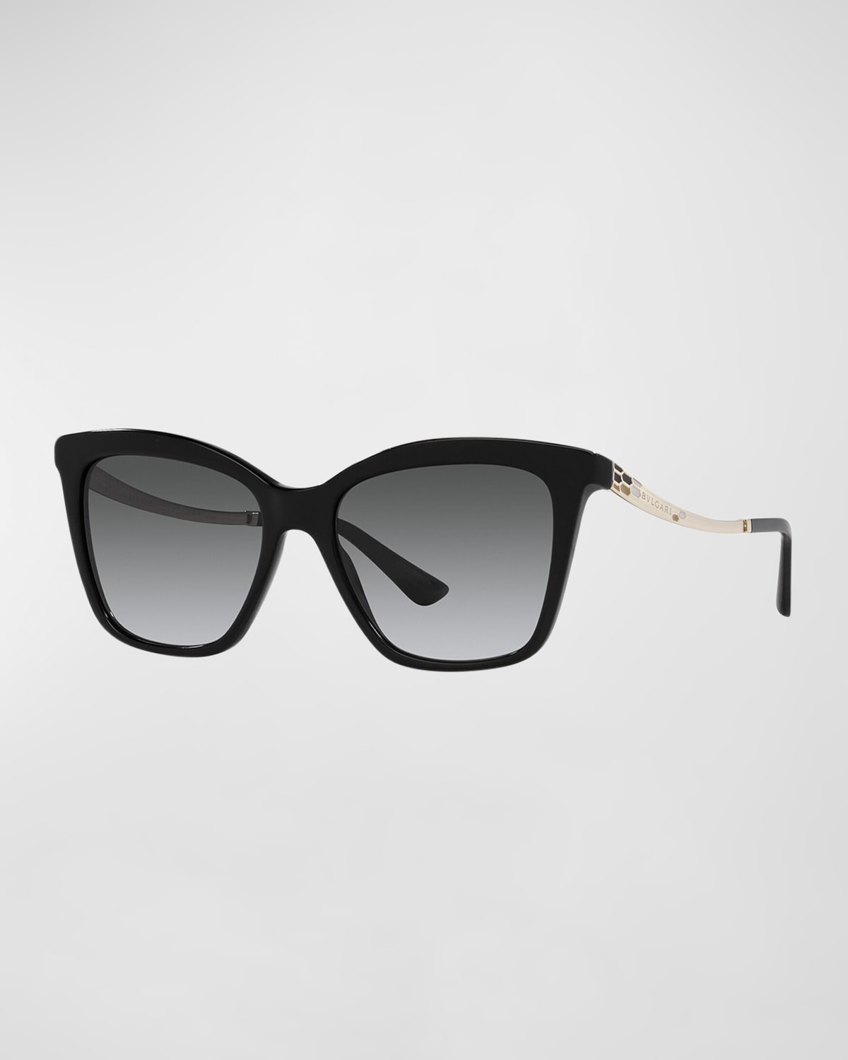 BVLGARI Logo Acetate & Metal Cat-Eye Sunglasses