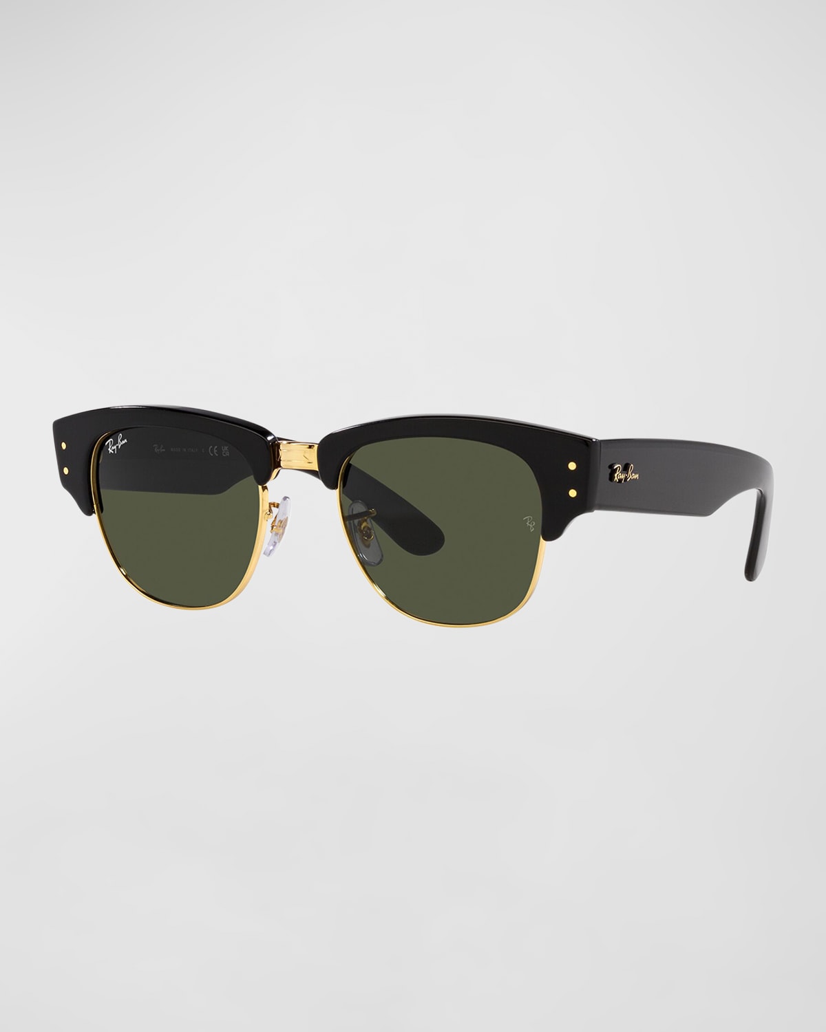 Ray Ban Mega Clubmaster Square Plastic & Crystal Sunglasses In Green