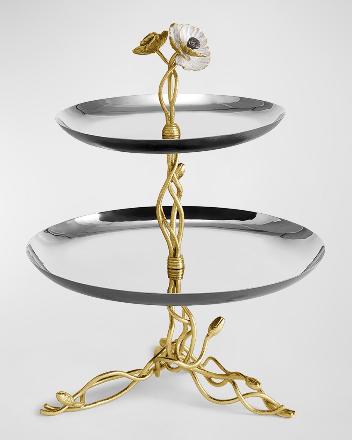 Michael Aram Anemone Two-tier Etagere