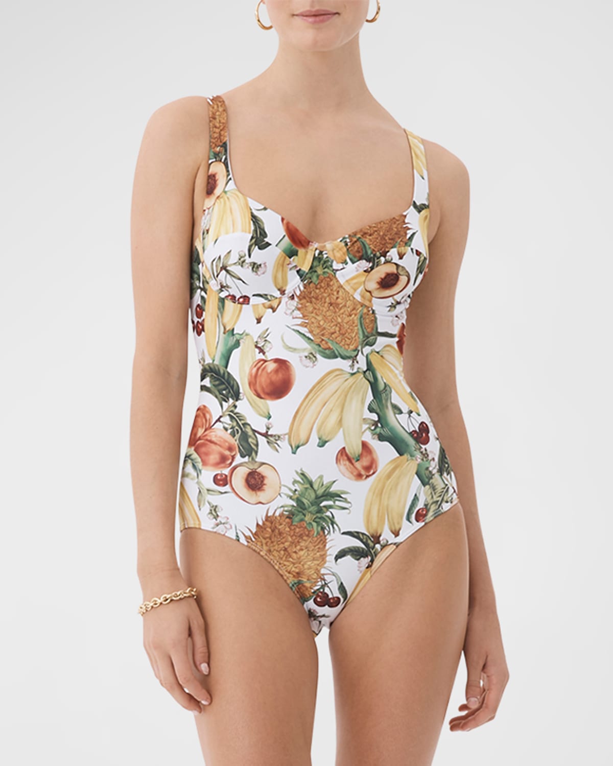 EPHEMERA Tropicana Balconette One-Piece Swimsuit