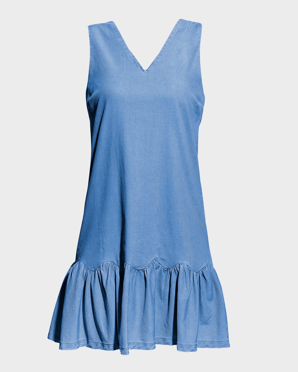 sachin and babi light blue dress As By Df Dylana Chambray Dress In Summer Breeze