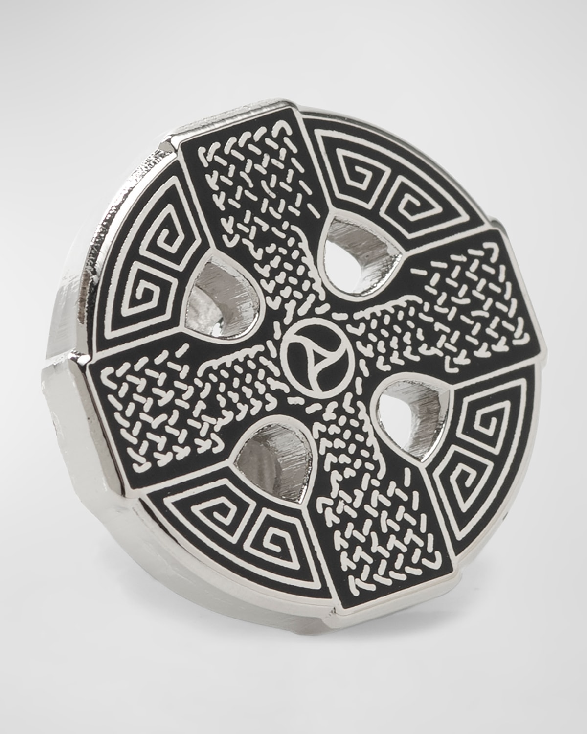 Cufflinks, Inc Men's Celtic Cross Lapel Pin In Black