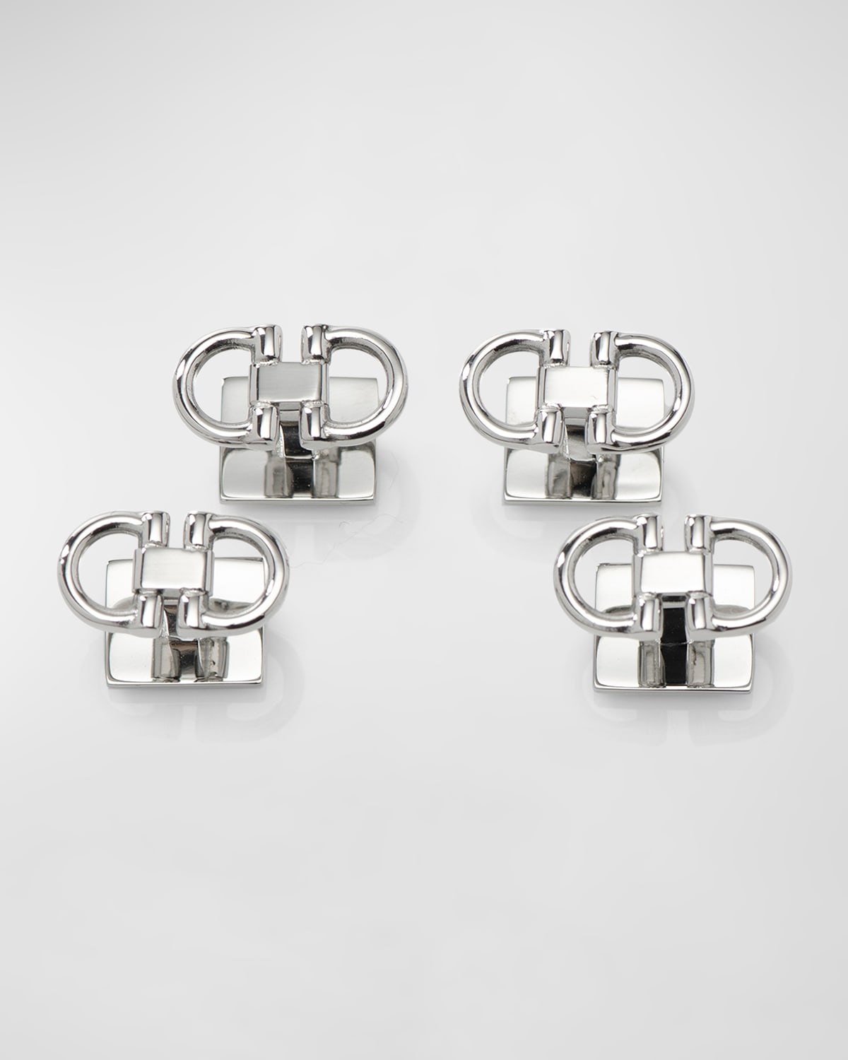 Cufflinks Inc. Men's Stainless Steel Horse Bit Shirt Studs