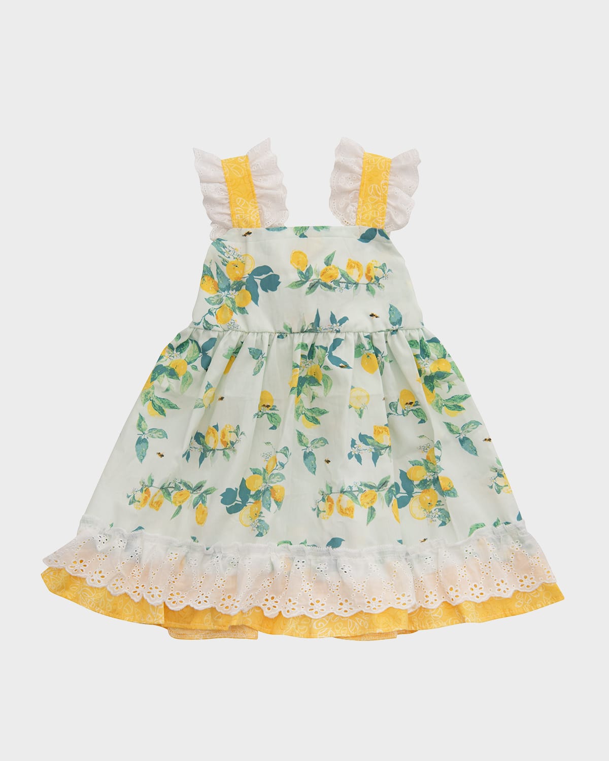 Haute Baby Kids' Little Girl's Lucy's Lemonade Dress In Yellow