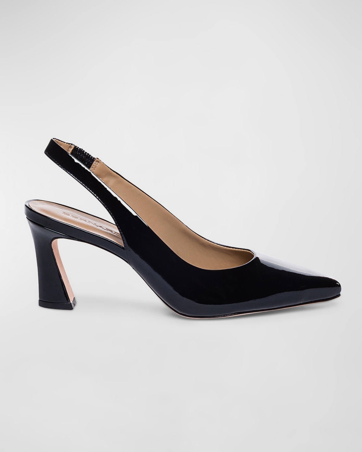 Bernardo Felicity Patent Slingback Pumps In Black