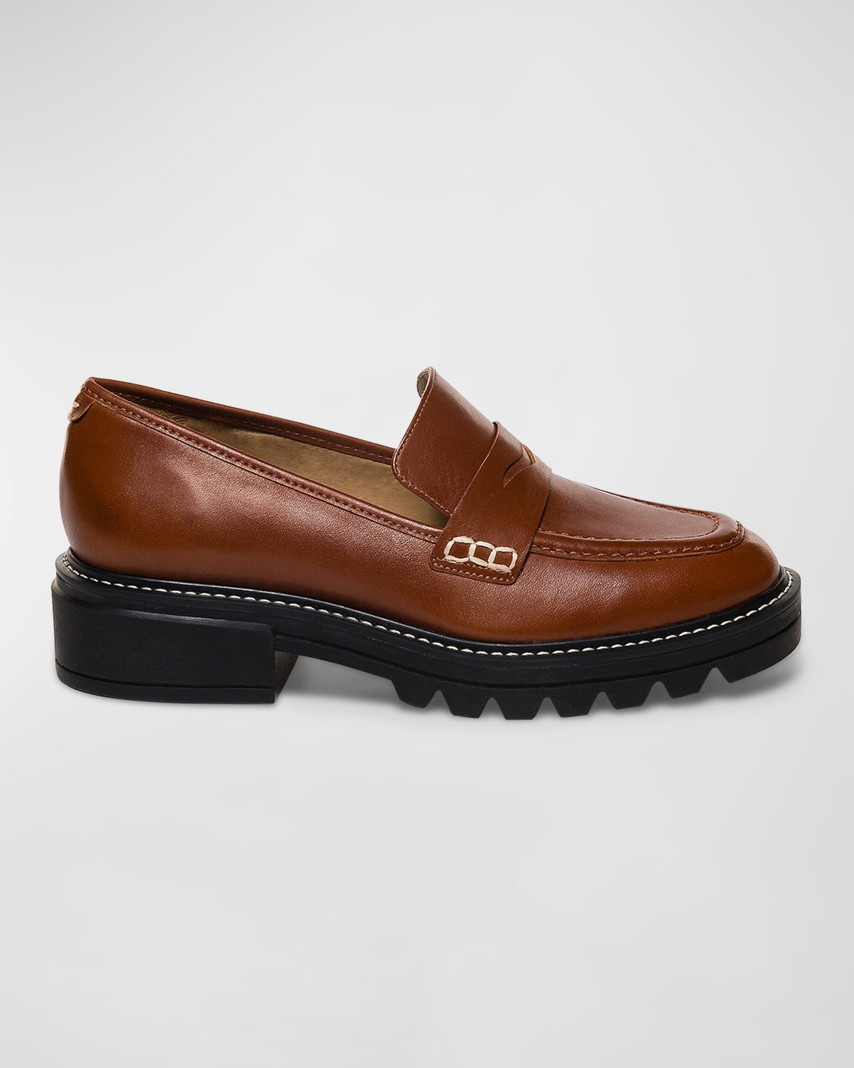 Chandler Leather Penny Loafers