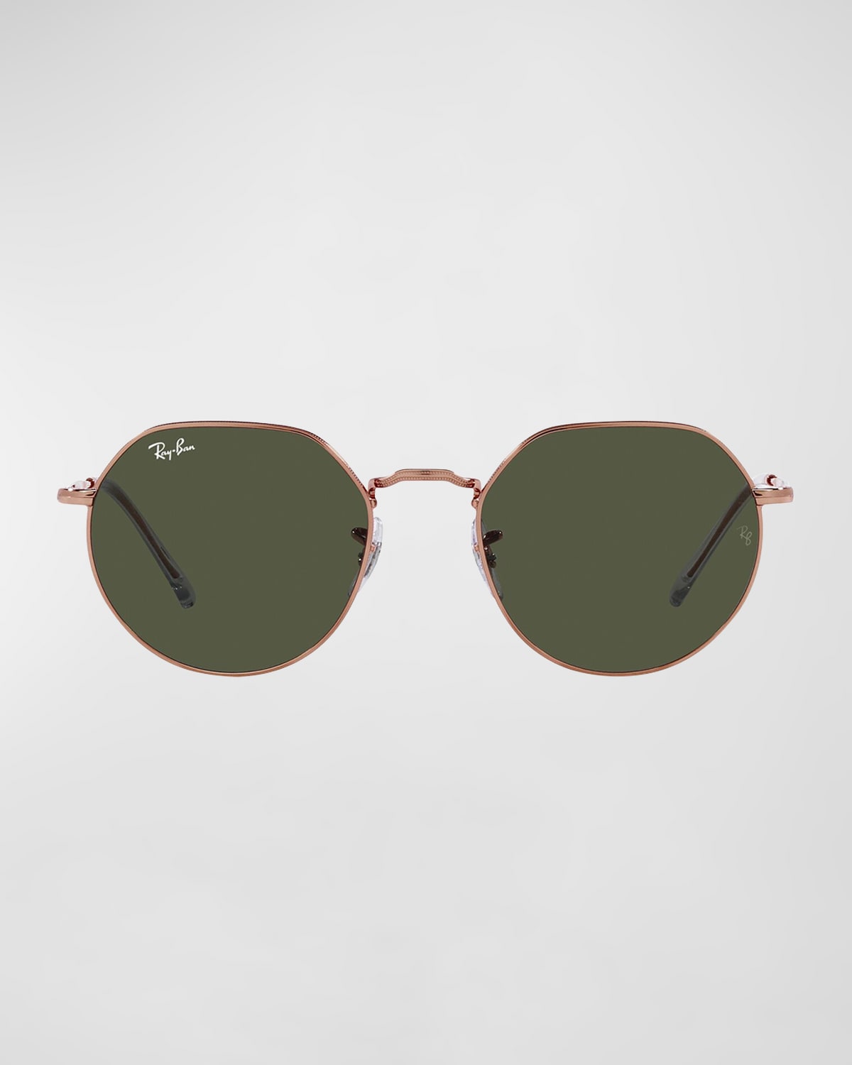 Ray-Ban Men's RB3565 Jack Round Metal Sunglasses, 55MM