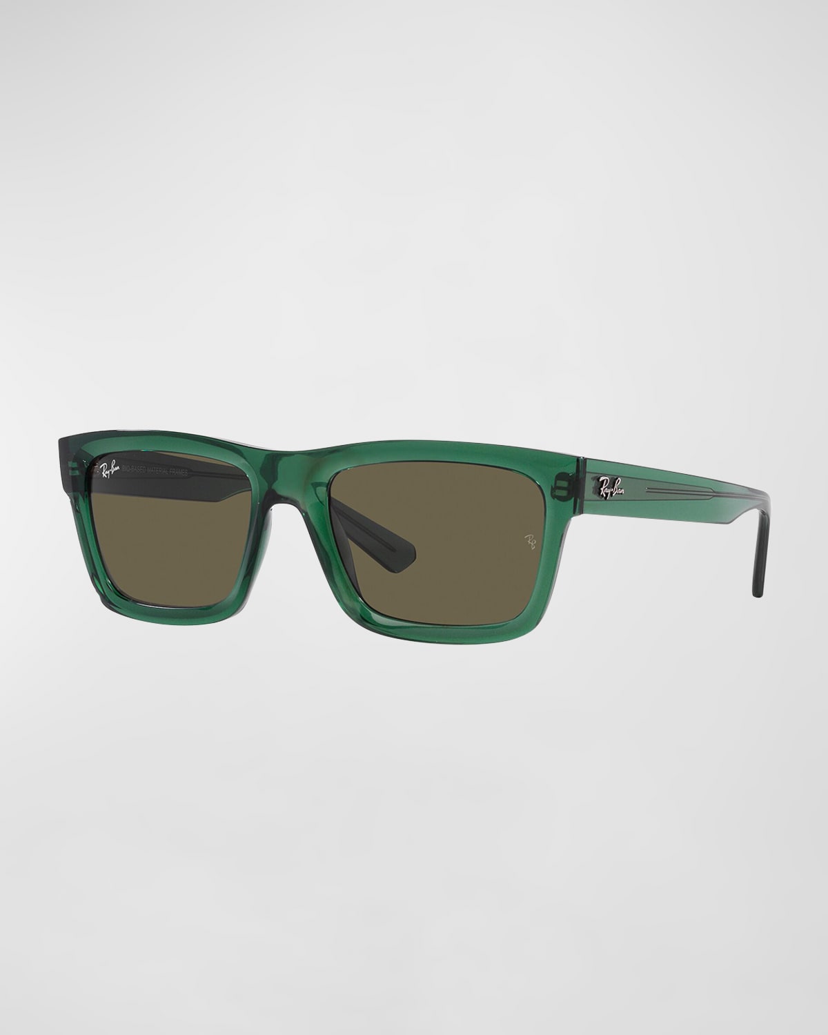 Ray Ban Men's Warren Rectangle Sunglasses In Green