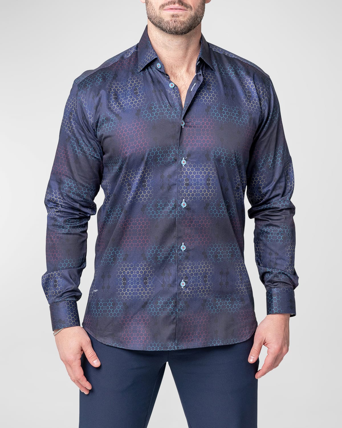 Men's Fibonacci Honey Trip Sport Shirt