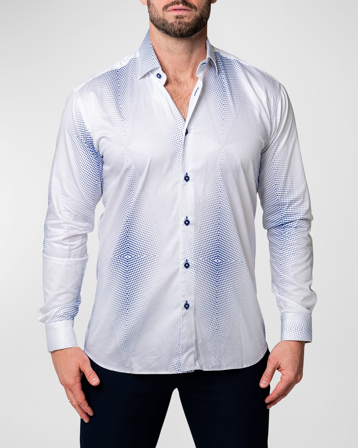 Men's Fibonacci Vivid Sport Shirt