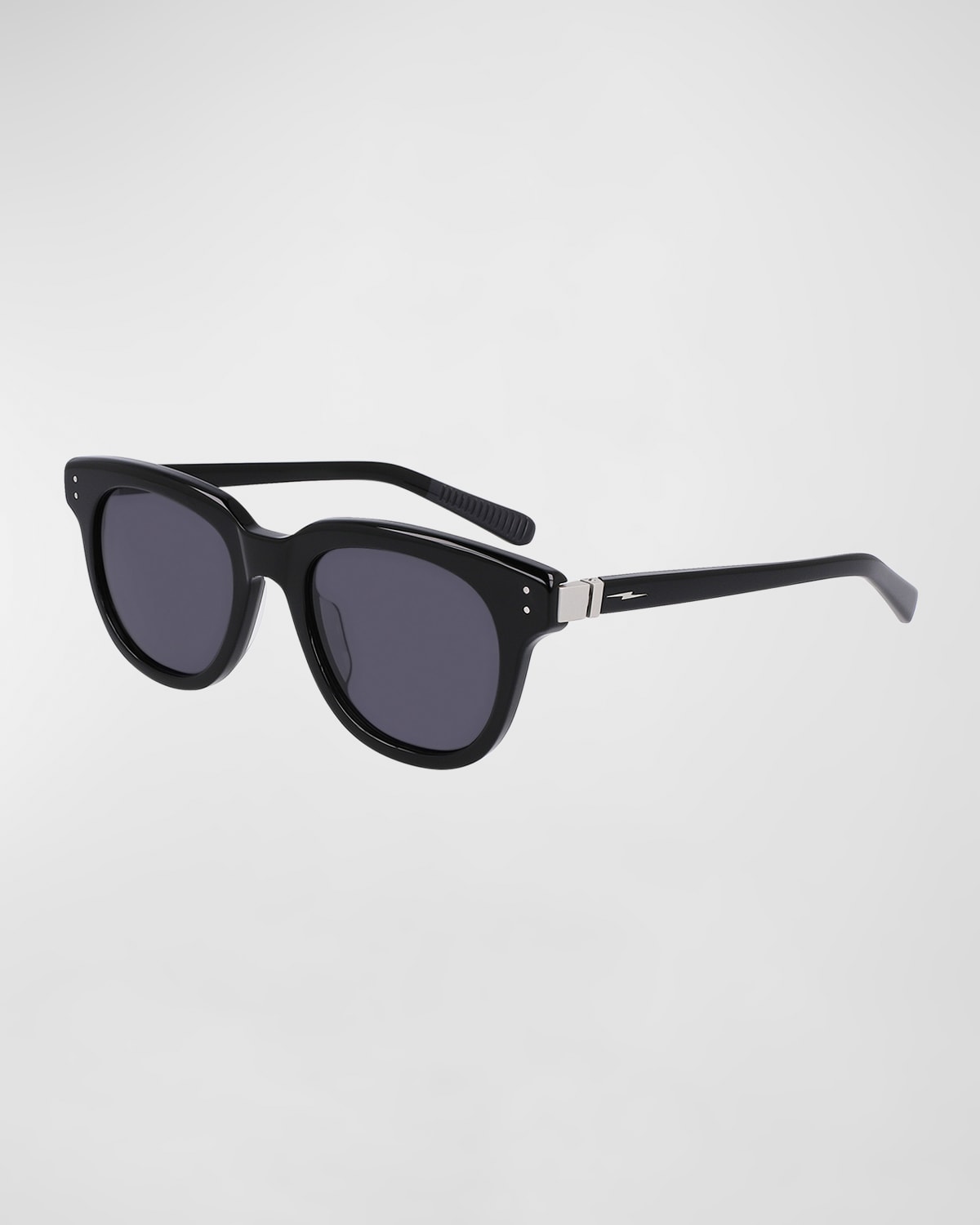 Men's Round Acetate Sunglasses