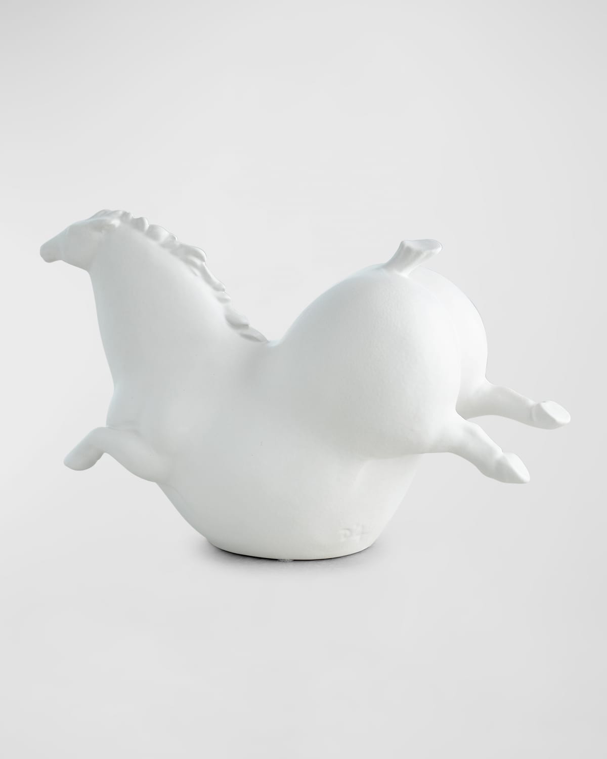 Global Views Friesian Horse Sculpture - Matte Black