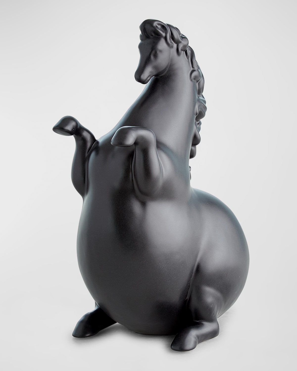 Global Views Andalusian Horse Sculpture - Matte Black