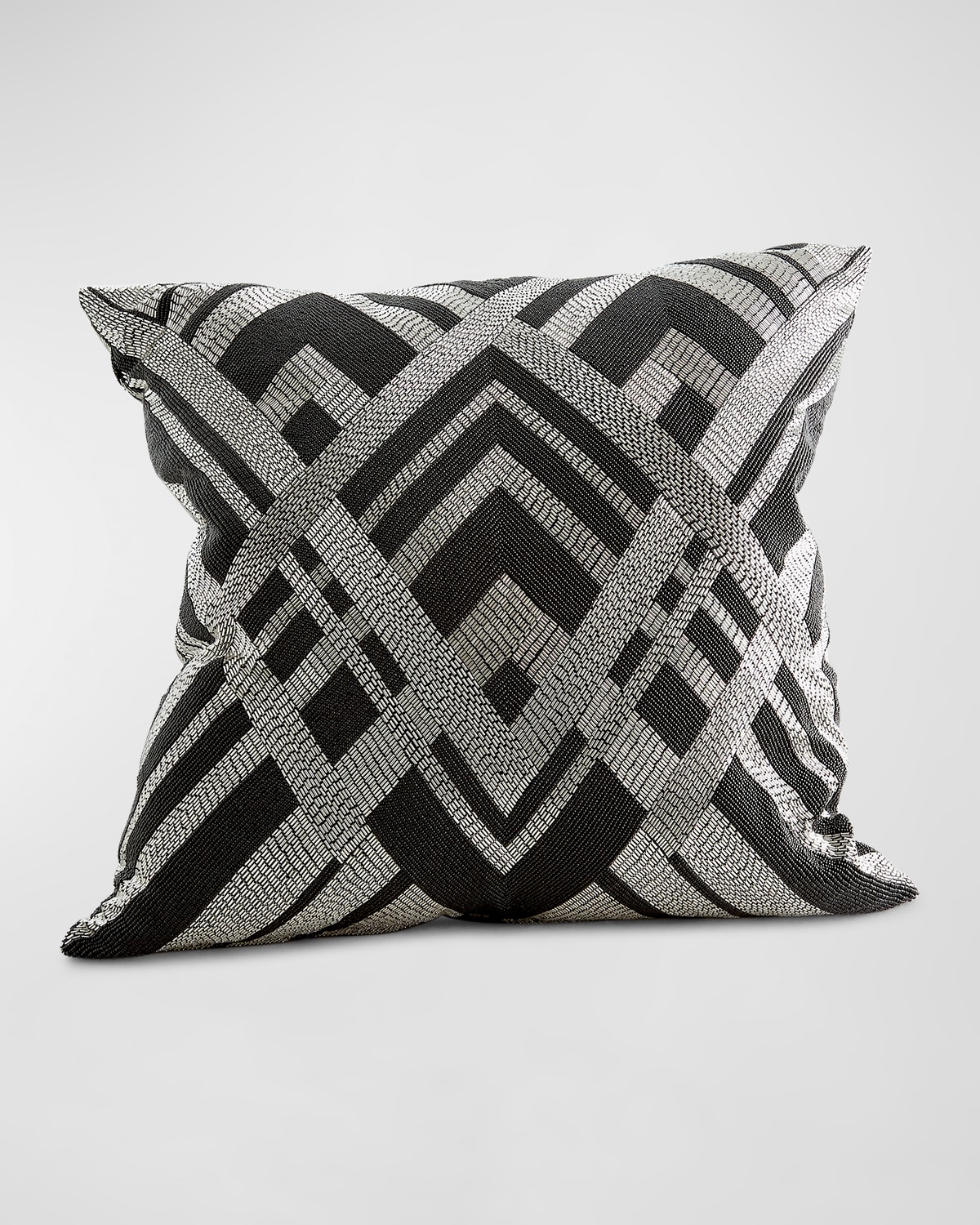 GLOBAL VIEWS WOVEN LINE PILLOW