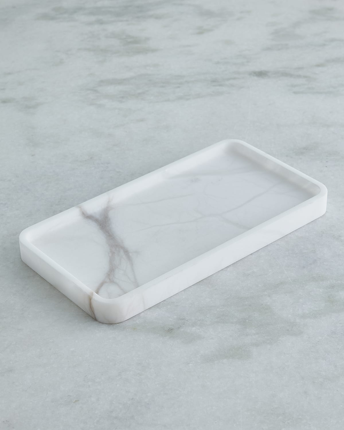 Global Views Raggio Decorative Tray In White