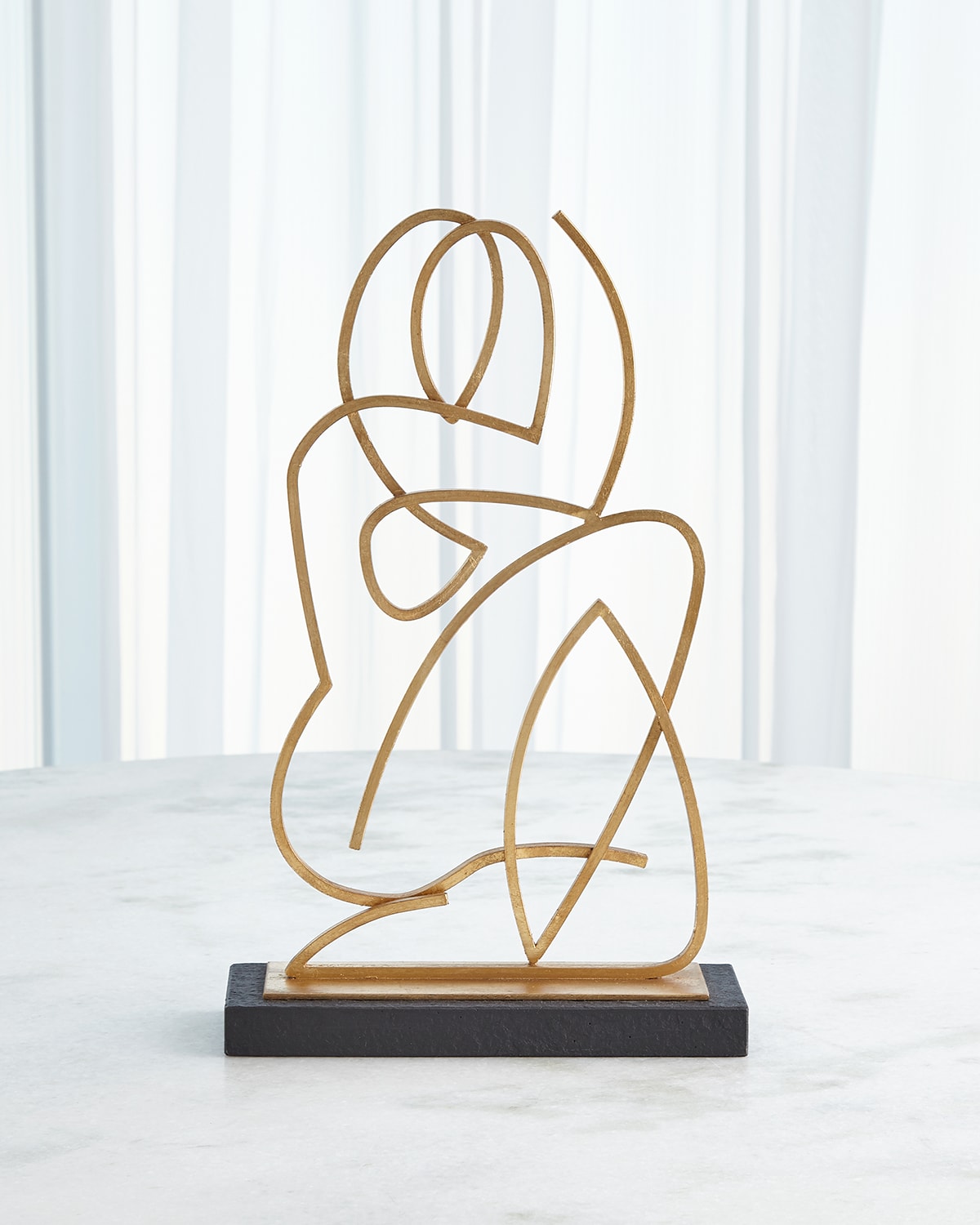 Global Views Wire Madonna Sculpture In Gold