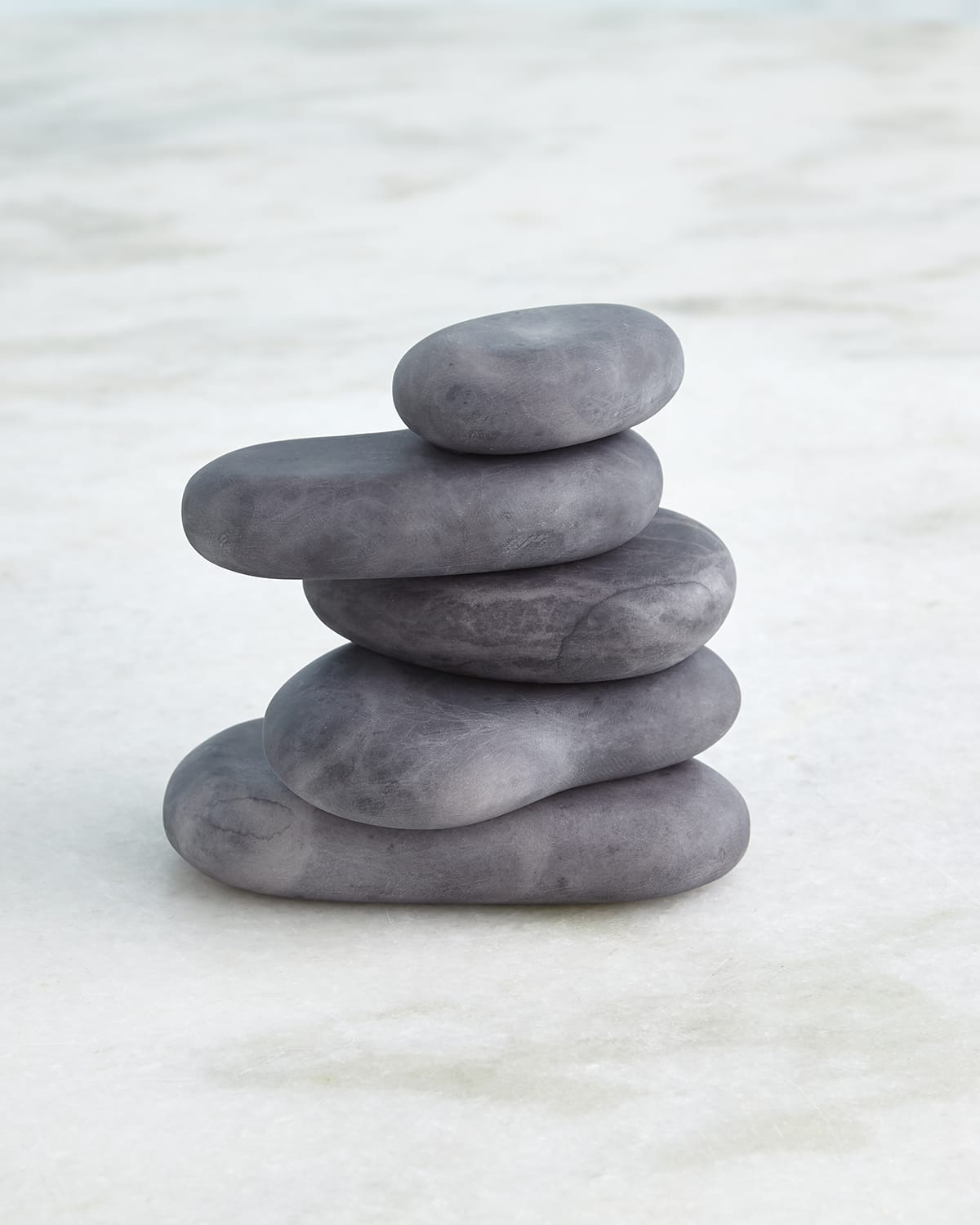 Shop Global Views River Rocks, Set Of 5 In Grey