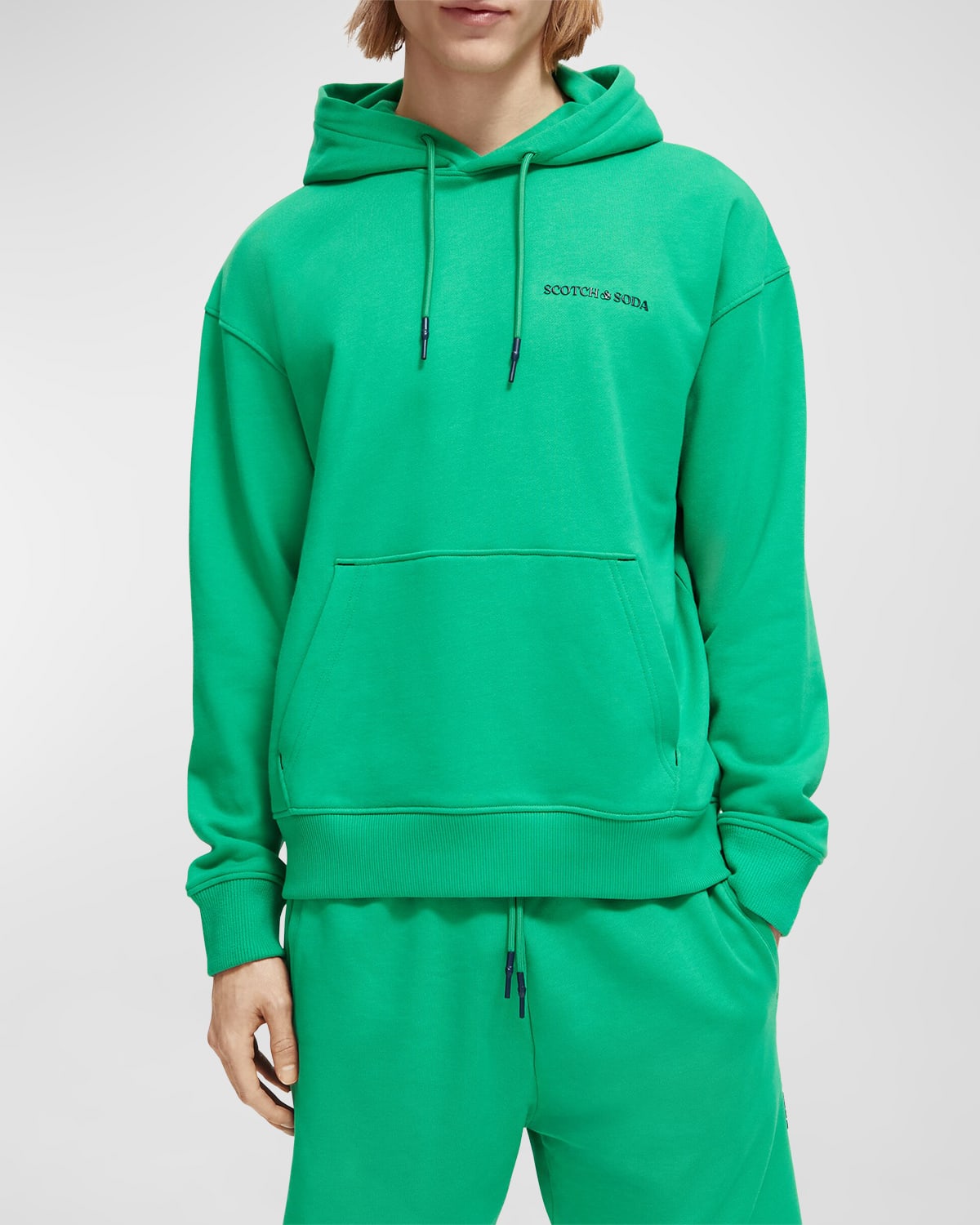 Scotch and soda teal hoodie best sale