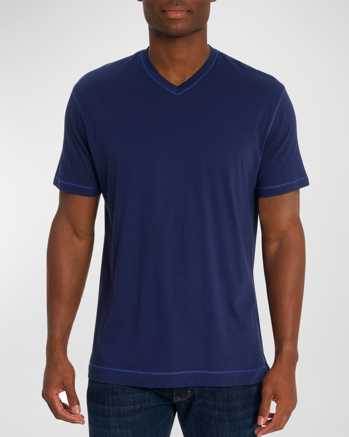 Robert Graham Eastwood T-shirt In Navy