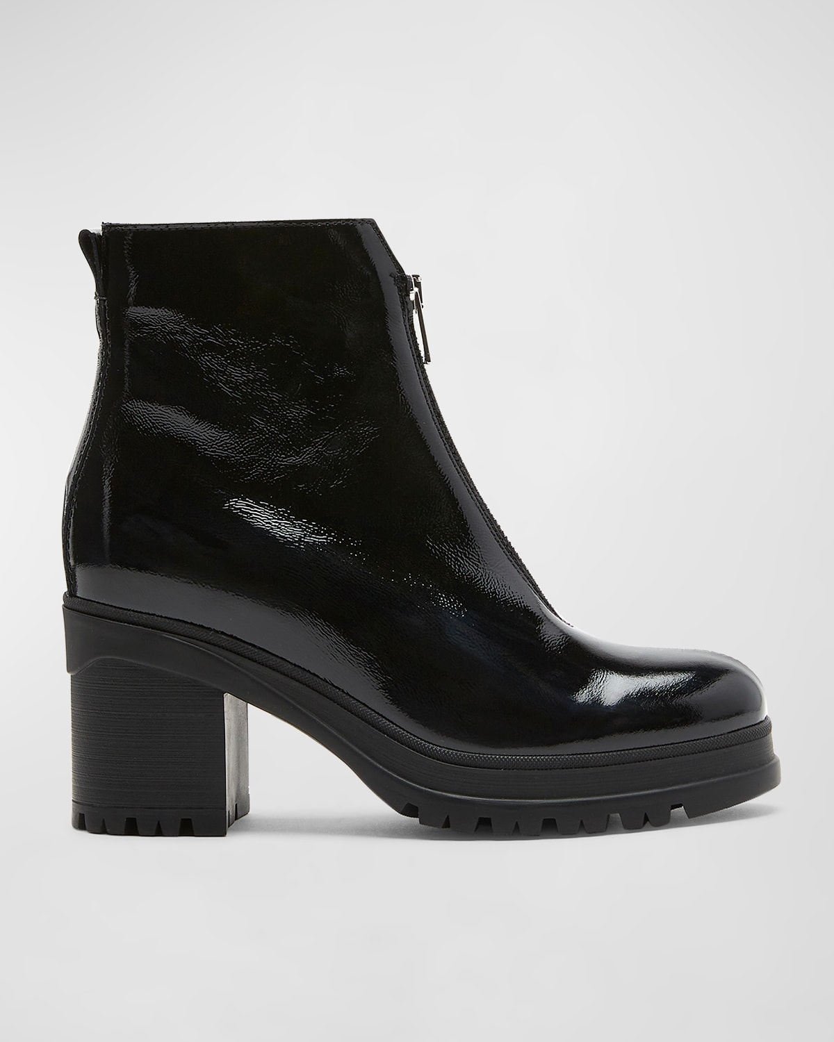 La Canadienne Penn Patent Platform Bootie In Black